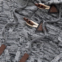 AlpineTrail Men's Stylish Warm Fleece Hoodie-Brown-S-State of Style