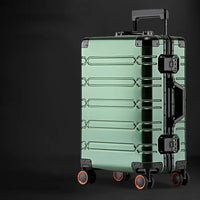 Aluminium-Magnesium suitcase – Oslo-Green-S (42 L)-State of Style