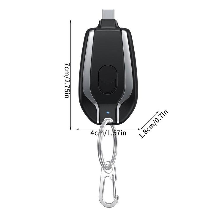 Always have a full battery at hand - PocketCharge™-iPhone-Black-State of Style