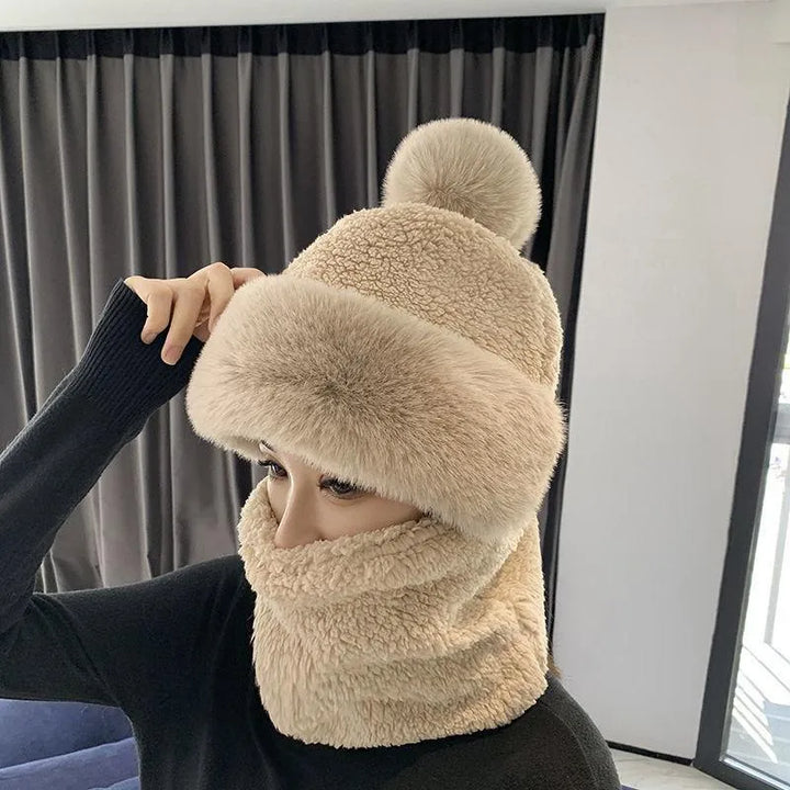 Amanda Winterset | Warm and Cosy Winter Accessory Set-Beige-State of Style