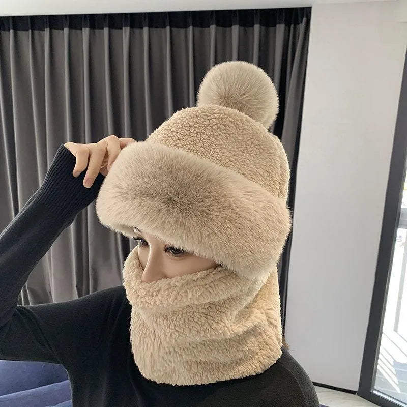 Amanda Winterset | Warm and Cosy Winter Accessory Set-Beige-State of Style