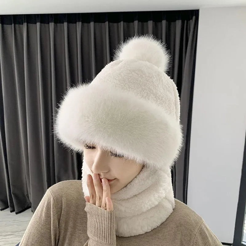 Amanda Winterset | Warm and Cosy Winter Accessory Set-White-State of Style
