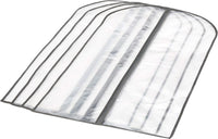 PEVA Garment Storage Bag Set – 5-Pack Dust Covers with Zipper
