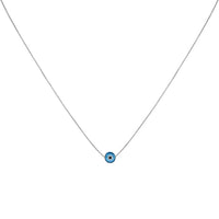 Amira Glossy Nazar Necklace-Blue-Gold-State of Style