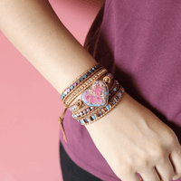 Amora Love Protection Wrap Bracelet - Jasper-State of Style