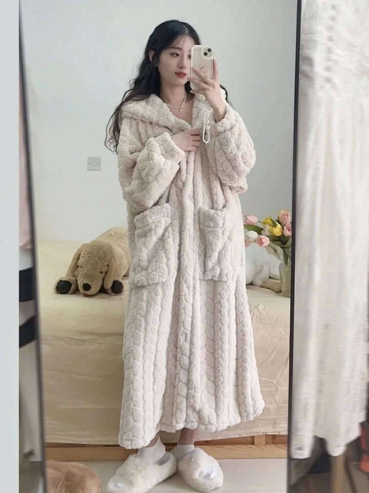 Amy Nightfall Bathrobe | Cosy and Warm-M-State of Style