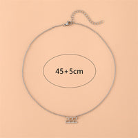 Angel Numbers Stainless Steel Necklace - Celestia-111-Silver-State of Style
