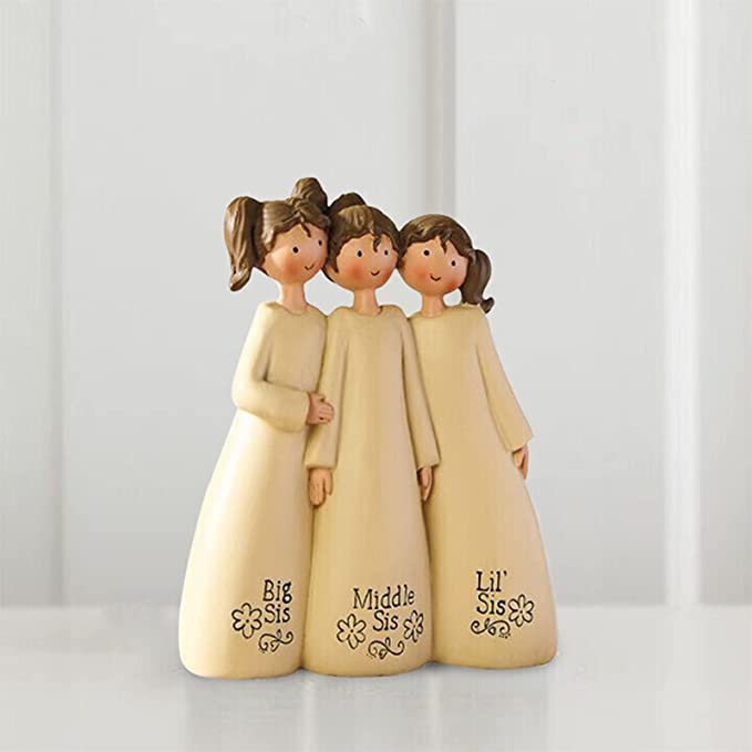 Angel Statue – Elegant & Spiritual Decorative Piece-Big Middle Little Sis-State of Style