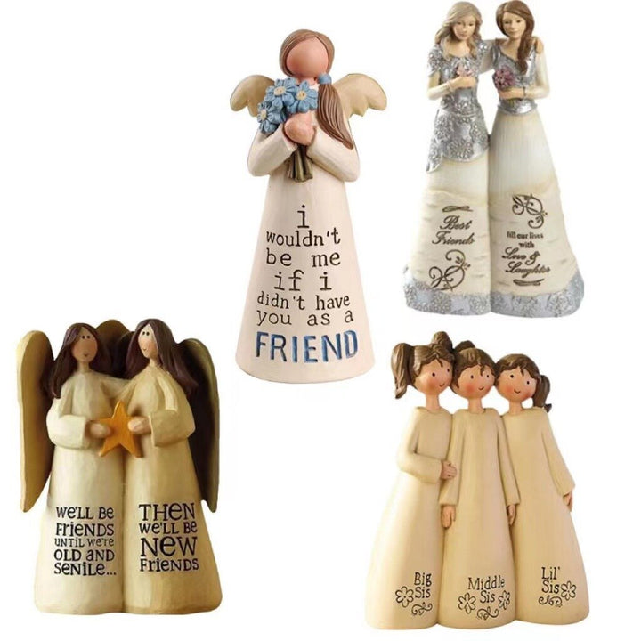 Angel Statue – Elegant & Spiritual Decorative Piece-Dear Friends-State of Style