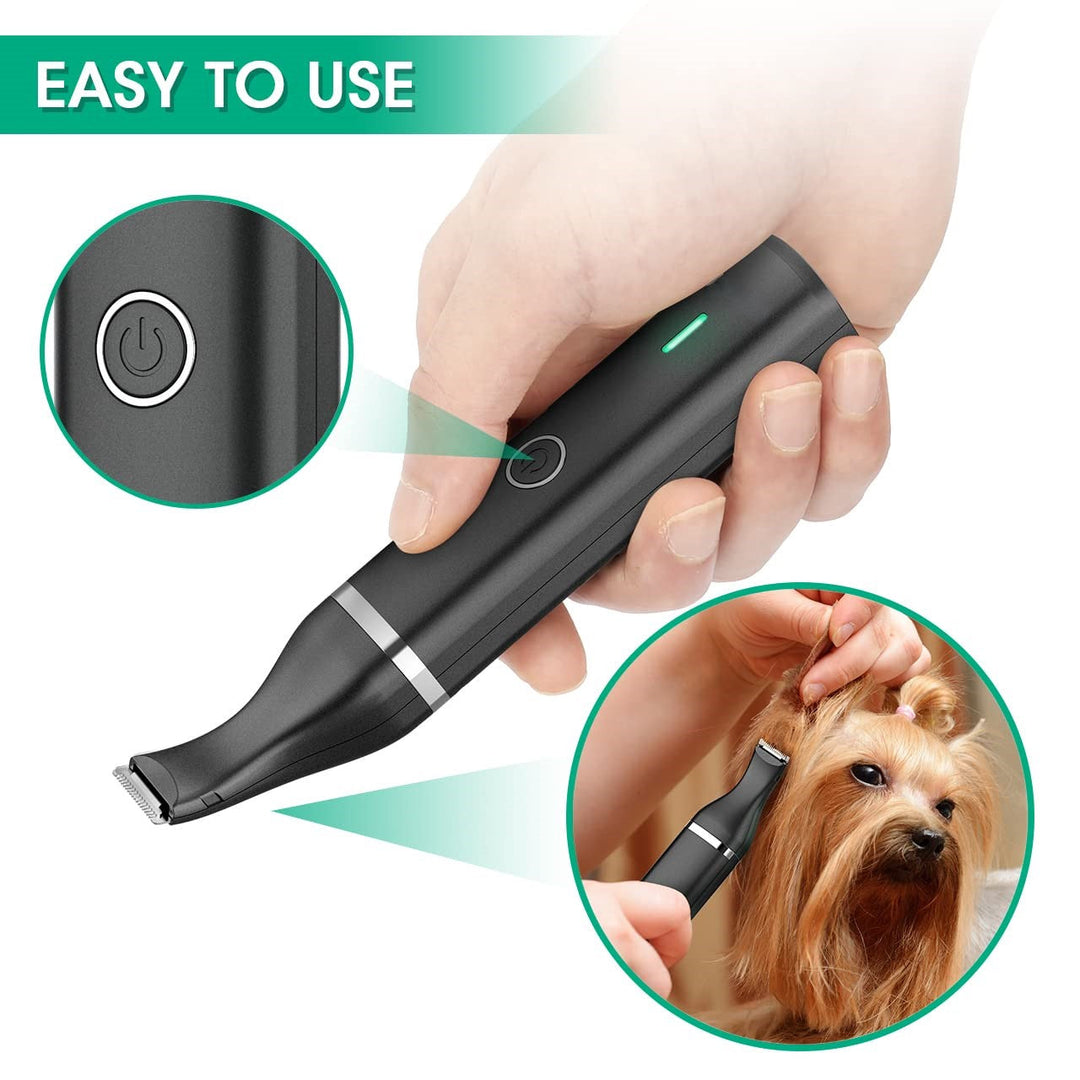 Animal Clipper with Double Blades - Quiet & Cordless Grooming Tool-White-State of Style