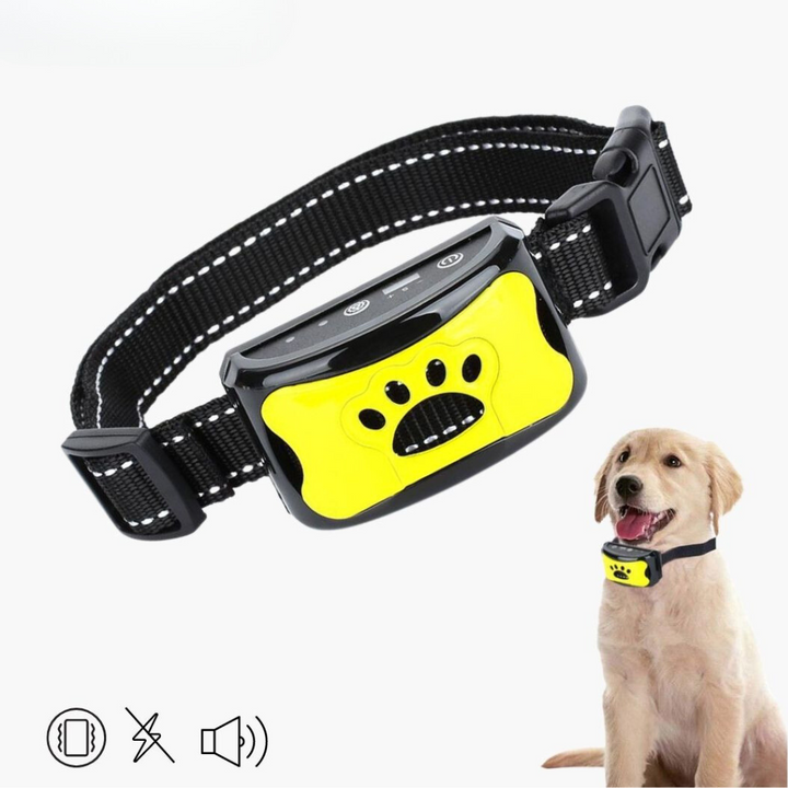Animal-Friendly Anti-Bark Dog Training Collar - CalmVibes-Black-State of Style