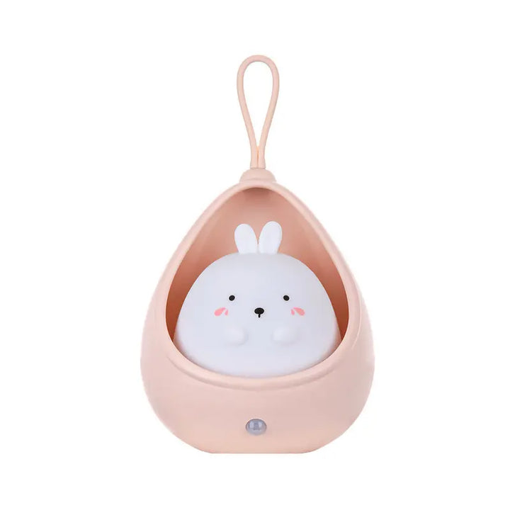 Animal Night Light - PurrLight-Pink-Rabbit-State of Style