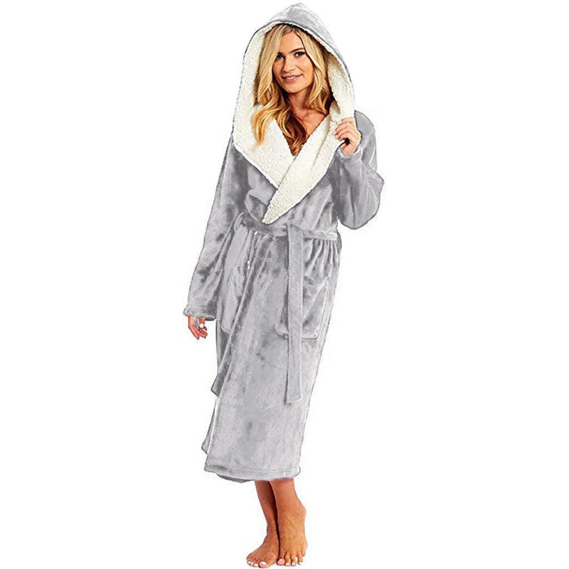 AnitasJas | Women's Bathrobe-Grey-S-State of Style