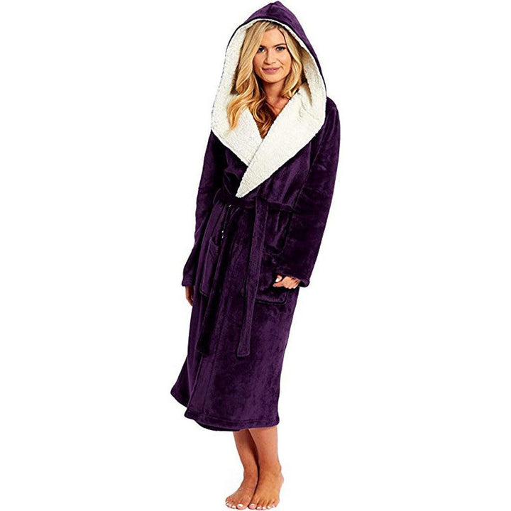 AnitasJas | Women's Bathrobe-Purple-S-State of Style