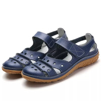 Anna - Orthopädische Beige Sandalen-Blauw-35-State of Style