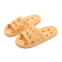 Anna - Orthopedische Crèmekleurige Slippers-Gele gatenschuiven-36-37(past op 35-36)-State of Style