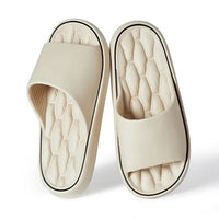 Anna - Orthopedische Crèmekleurige Slippers-Khaki-36-37(past op 35-36)-State of Style