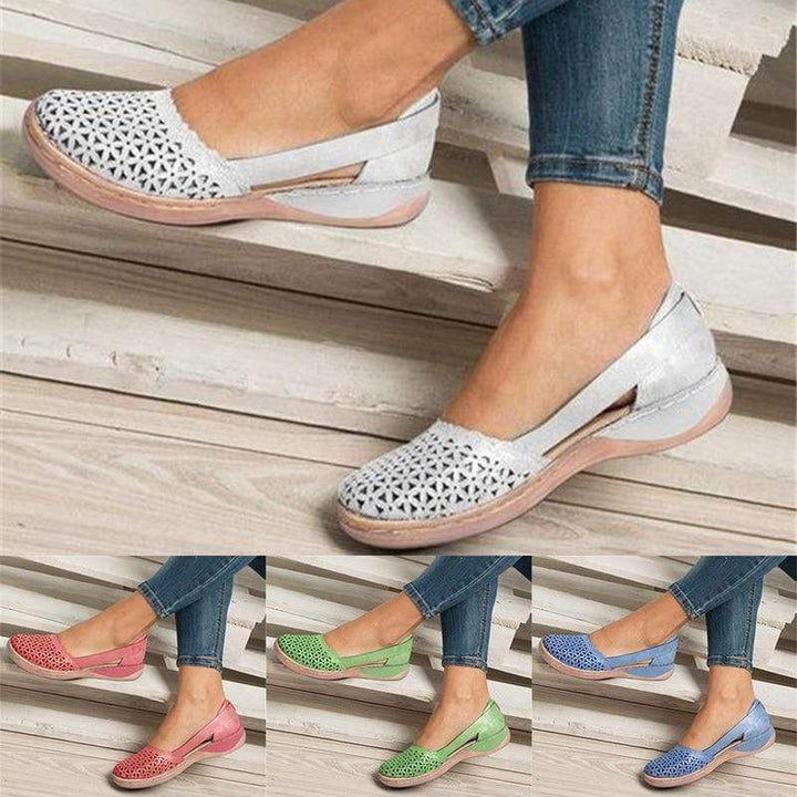Anna - Orthopedische Platte Bruine Schoenen-Bruin-35-State of Style