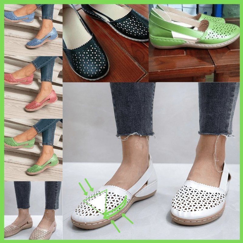 Anna - Orthopedische Platte Bruine Schoenen-Bruin-35-State of Style
