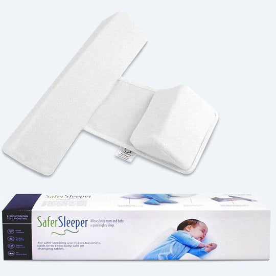 Anti-Roll Adjustable Baby Pillow – Cudlo-White-State of Style
