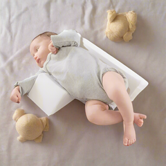 Anti-Roll Adjustable Baby Pillow – Cudlo-White-State of Style