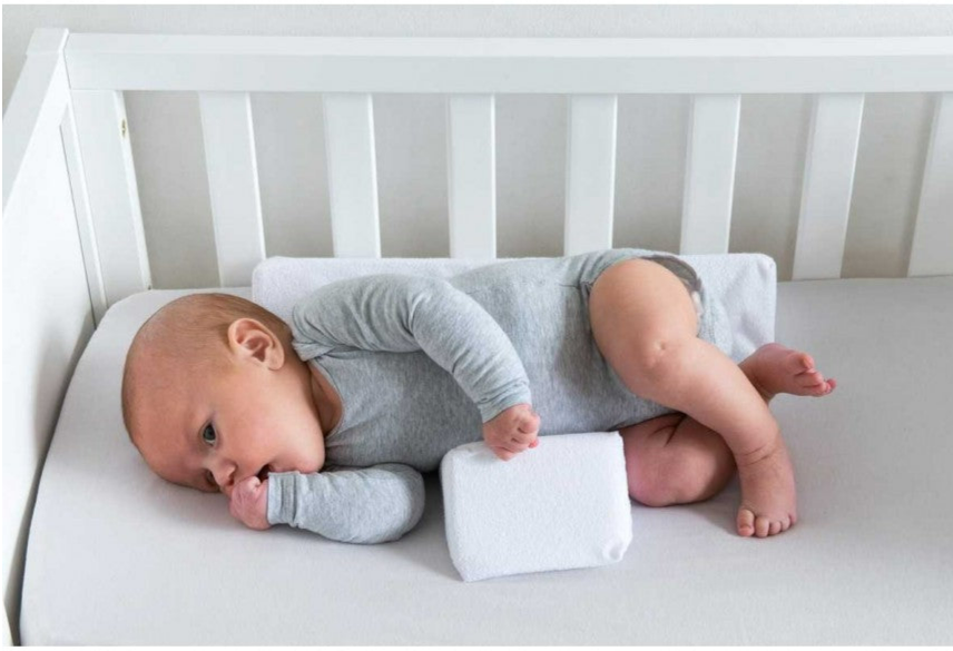 Anti-Roll Adjustable Baby Pillow – Cudlo-White-State of Style