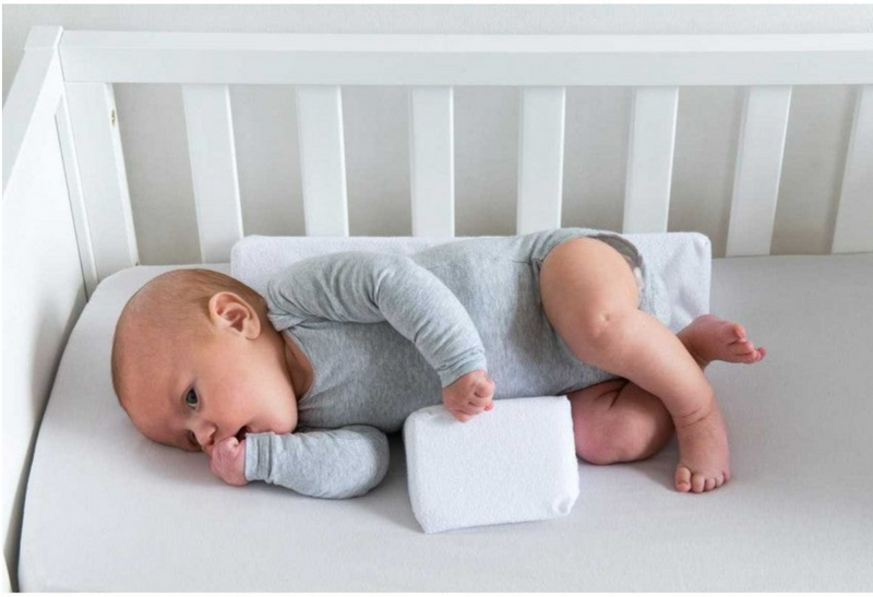 Anti-Roll Adjustable Baby Pillow – Cudlo-White-State of Style