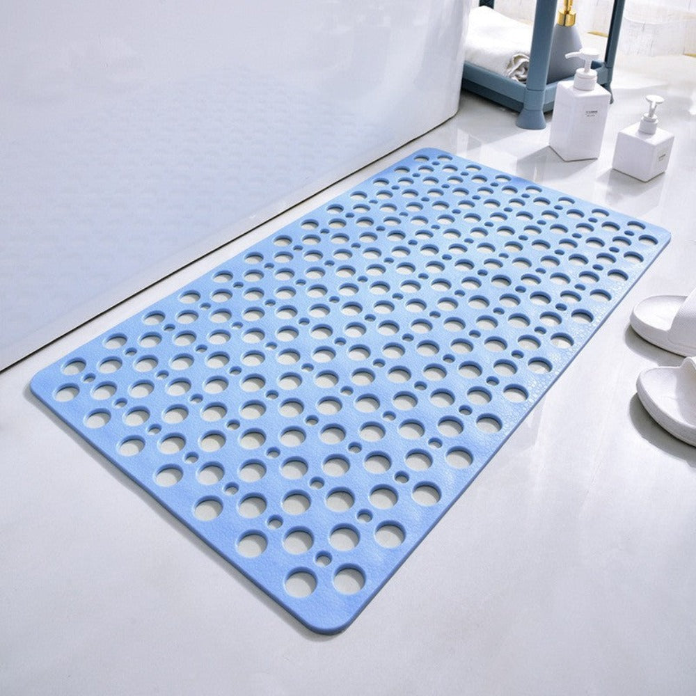 Anti-slip & Antibacterial Shower Mat – GripGuard-Blue-S (35x67CM)-State of Style