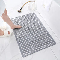 Anti-slip & Antibacterial Shower Mat – GripGuard-Grey-S (35x67CM)-State of Style