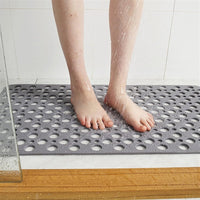 Anti-slip & Antibacterial Shower Mat – GripGuard-Grey-S (35x67CM)-State of Style