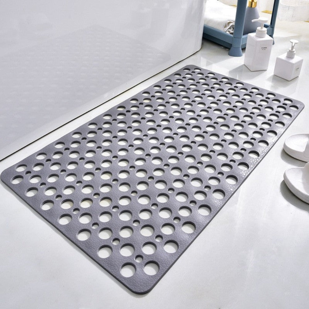 Anti-slip & Antibacterial Shower Mat – GripGuard-Grey-S (35x67CM)-State of Style