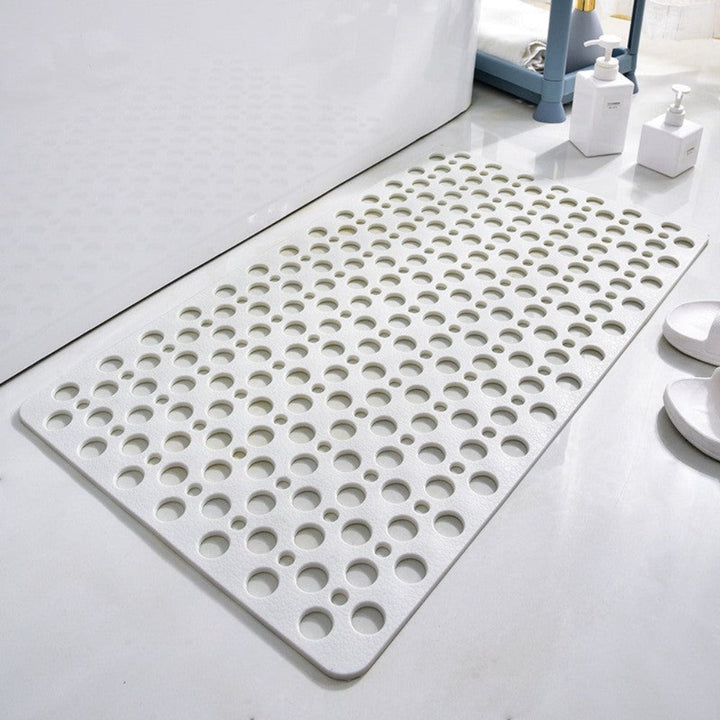 Anti-slip & Antibacterial Shower Mat – GripGuard-White-S (35x67CM)-State of Style