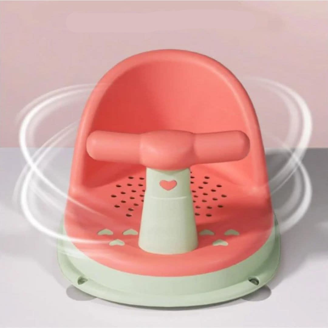 Anti-slip Baby Bath Seat for Safe Bath Time Comfort - Bubblie-Pink Green-State of Style