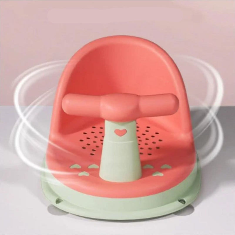 Anti-slip Baby Bath Seat for Safe Bath Time Comfort - Bubblie-Pink Green-State of Style