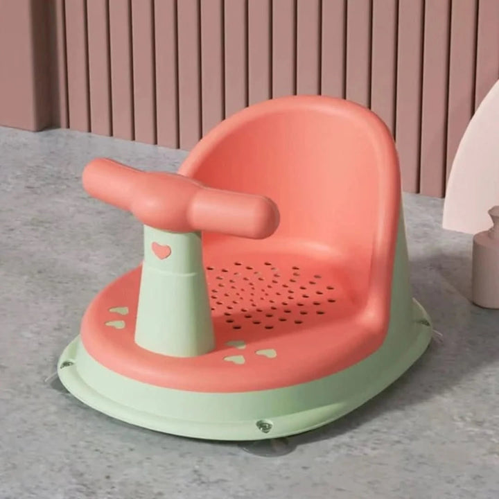 Anti-slip Baby Bath Seat for Safe Bath Time Comfort - Bubblie-Pink Green-State of Style