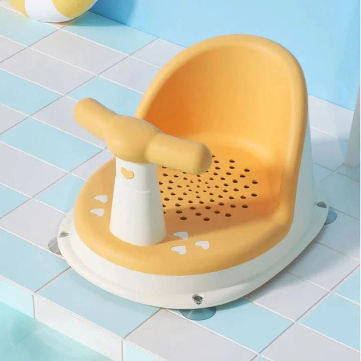 Anti-slip Baby Bath Seat for Safe Bath Time Comfort - Bubblie-Yellow-State of Style