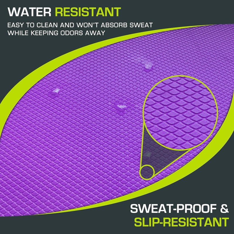Anti-slip Balance Mat – Padded Foam Mat-L – 40.01 cm × 32.00 cm-Black-State of Style