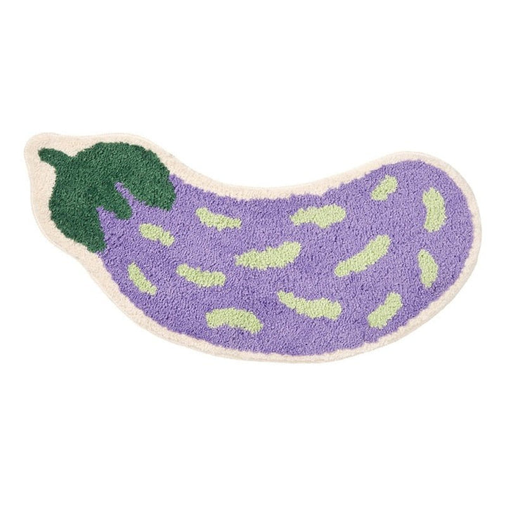 Anti-Slip Bathroom Mat with Banana or Eggplant Design - ZestPad-Banana-S (40x80cm)-State of Style