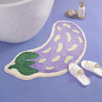 Anti-Slip Bathroom Mat with Banana or Eggplant Design - ZestPad-Banana-S (40x80cm)-State of Style