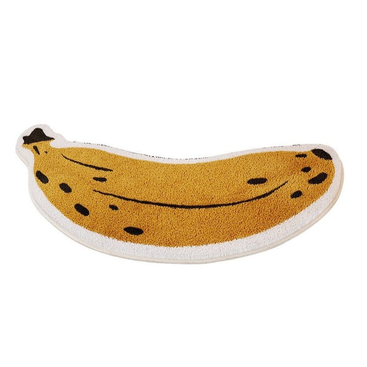 Anti-Slip Bathroom Mat with Banana or Eggplant Design - ZestPad-Banana-S (40x80cm)-State of Style