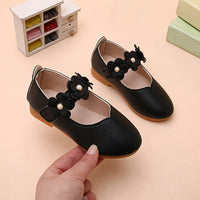 Anti-slip shoes Liv - with Soft Sole for Girls-Black-5-State of Style