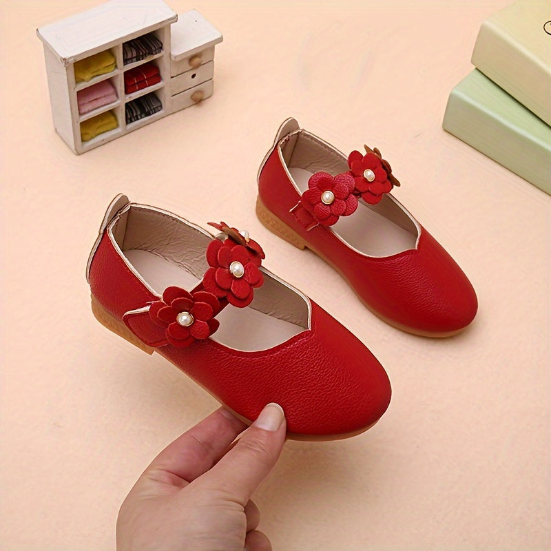 Anti-slip shoes Liv - with Soft Sole for Girls-White-5-State of Style