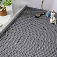 Anti-slip Shower Mat - GripDrop-Grey-4 pieces-State of Style