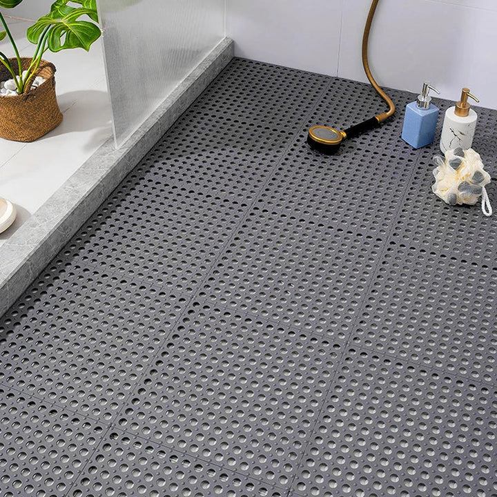 Anti-slip Shower Mat - GripDrop-Grey-4 pieces-State of Style