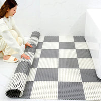 Anti-slip Shower Mat - GripDrop-Grey-4 pieces-State of Style
