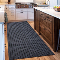 Anti-slip & Washable Runner for Indoor and Outdoor - GripLuxe-Dark grey-60 cm × 150 cm-State of Style
