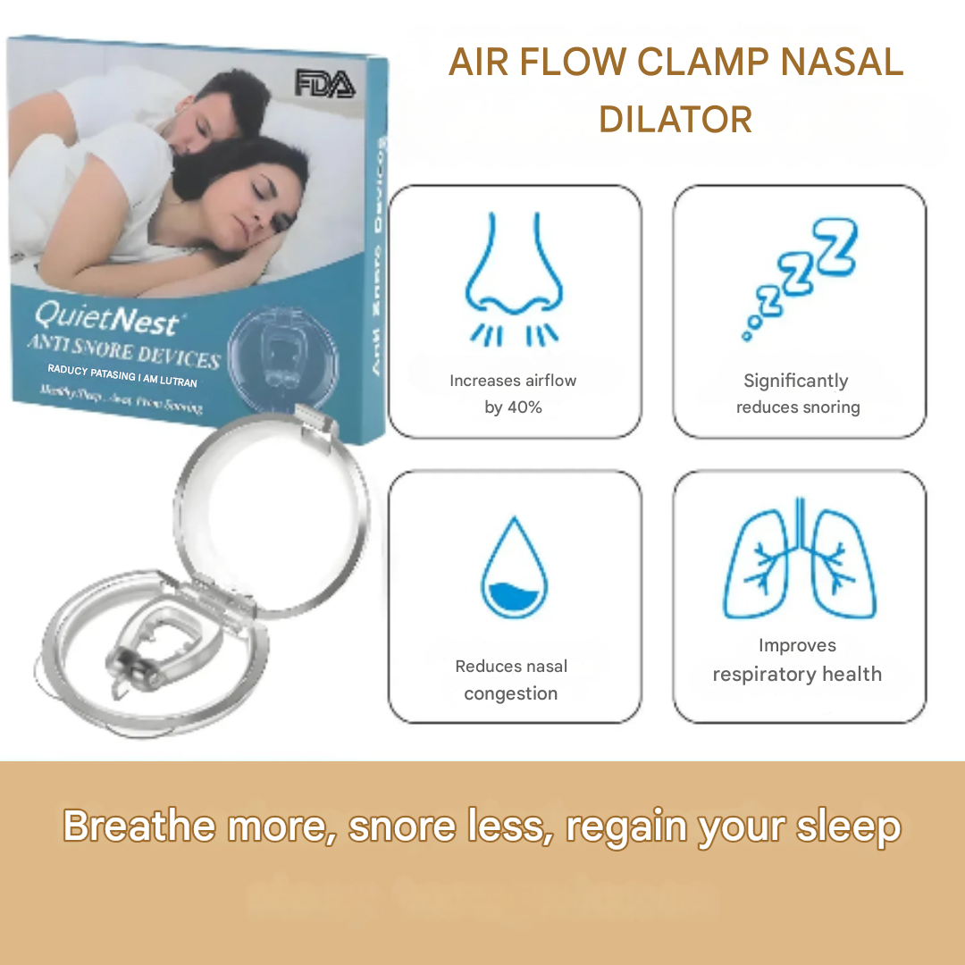 Anti-Snore Nose Clip - SilentBreathe-State of Style