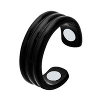 Anti-Snore Ring with Magnetic Therapy - StopSnore-Black-State of Style