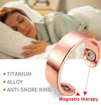 Anti-Snore Ring with Magnetic Therapy - StopSnore-Gold-State of Style