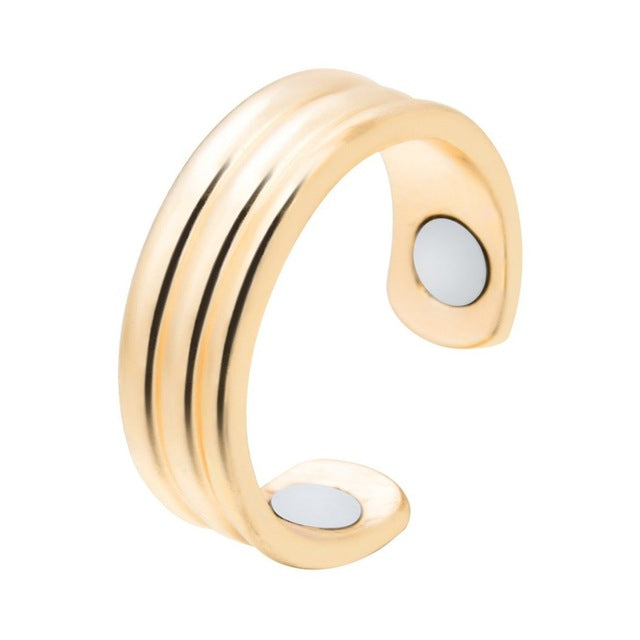 Anti-Snore Ring with Magnetic Therapy – StopSnore-Gold-State of Style